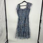 Baltic Born  Clementine Tulle Midi Dress in Dusty Blue Floral Photo 3
