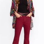 Johnny Was New Marseille Baby Boot Jeans JW1011CN8 Size 26 Cranberry Photo 2