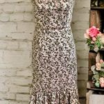 Jill Stuart JILL  BLUSH FLORAL JACQUARD HIGH LOW FORMAL DRESS - SIZE 2 PROM Photo 0