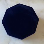 NWT Elegant Silver and Blue Cubic Zirconia Necklace Set Photo 3