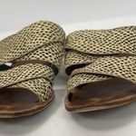 Diane Von Furstenberg Diane Von Furstenburg Polka Dot Cross Strap Slides Black Cream Size 8.5 Photo 7