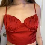 SheIn Lace Up Crop Top Photo 0