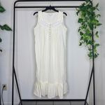 Eileen West The "Eileen" Iconic Cotton Ballet Nightgown Ivory size M Medium White Photo 1