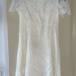 ZARA  white guipure lace mini dress, size M Photo 3