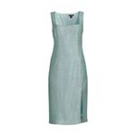 St. John ππ Sequin Slit Dress ~ Seafoam 10 NWOT Photo 3