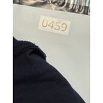 Ann Taylor  Loft Navy Blue Sleeveless Tank Top Fringe Embellishment Medium M Photo 7