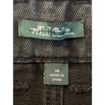 Wild Fable Super High Rise Wide Leg Black Distressed Jeans Size 00 Photo 2