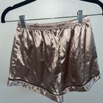 Pink Linen Pj Button Up Top and Shorts Set Size M Photo 5