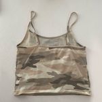 American Eagle Camo Crop Tank Top | Size Small Photo 1