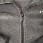 Columbia  Womens L Benton Springs Gray Fleece Full Zip Jacket Long Sleeve Pockets Photo 7