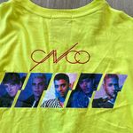 Forever 21 Womens  Neon Green CNCO Cropped Long Sleeve Tshirt - M Photo 5