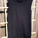 Talbots  Cowl Neck Cotton Blend Sleeveless Sweater Black M Photo 0