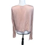 Anthropologie Aryn K asymmetrical layered Cardigan Sweater Wool Cotton Photo 4