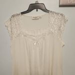 Vintage Norm Thompson Women's Full Length Nightgown Size M Camisole Size M Photo 2