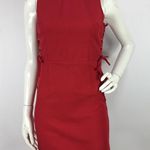 Glamorous  Side Tie Red Sheath Dress Photo 3