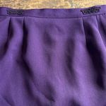 Jacqueline Ferrar  Vintage Dark Purple Midi Skirt Size 4 Photo 7