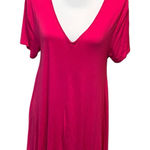 Grace Elements  Hot Pink V-Neck Mini Dress size large‎ Photo 0