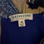 Earthbound  Trading Co Pathwork Cotton Jumper Overall Dress Photo 1