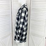 Victoria's Secret Victoria’s Secret Plaid‎ Flannel Shorts Sleep Romper Black White Small Photo 1