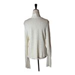 Cut Loose Sweater Women Medium Ivory Textured Open Front Knit Cardigan Boho Photo 2