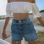 BDG Urban Outfitters Girlfriend High Rise Jeans Denim Shorts Blue Size 27 Photo 0