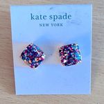 Kate Spade NWT  Multicolor Glitter Earrings Photo 0