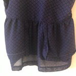 Tommy Hilfiger Tommy Girl Navy Indigo Peplum Tank Pattern Medium Photo 2