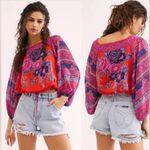 Free People Blue Nile Printed Top Photo 1