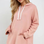The Warmy| Oversized Hoodie Dress Pink Photo 0