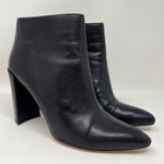 Stuart Weitzman Stuart Weitzman Pure Pointy Toe Booties Black Leather Boots Women’s Size 9.5 M Photo 0
