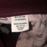 Tilly's Tilly RSQ Malibu Cuff Short Burgundy size 1 NWT Photo 7