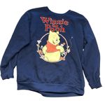 Disney ’s Winnie the Pooh Womens Blue Crewneck Sweatshirt Photo 1