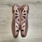 Melissa  + Jason Wu Women's Rose Gold Metallic Woven Flats size 6 Designer Collab Photo 3