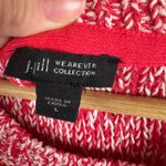 J.Jill ‎ Wearever Collection Womens Red Chunky Knit Sweater Sz Large Comfort Cozy Photo 3