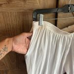 NWT Manta Del Lago Womens Casual Pants Sz 1X White Straight Leg Boho Photo 1