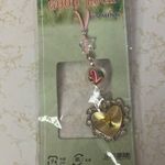 Heart Purse charm letter y with Pink and Gold Accents Photo 0