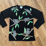 Quacker Factory 90s vintage  cute koala bear novelty sweater S teacher Photo 0