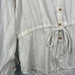 Dizzy Lizzy XL cotton blend button down drawstring top Photo 1