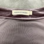 Makers of Dreams 🩷NWOT 
Victorian Velvet Cut Out Bodysuit, Large Photo 3