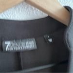 New York & Company 7th Avenue Design Studio Black Ruffle Sleeve Blouse Top Shirt Size L Photo 2