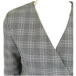 ZARA 🖤  Gray Plaid Mini Dress Blazer Style | Size XL | runs small Photo 4