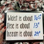 Rachel Roy  Size L Pants Floral Linen Blend Pull On Straight Wide Leg Waist Tie Photo 9