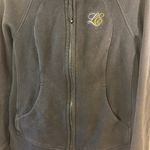 Lululemon Scuba Full Zip Hoodie Size 10 Faded Black with “L.E.” Logo Photo 1