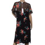 Superfoxx  Floral Embroidered Sheath Dress Large NWT Photo 3