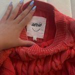 Aerie  Red Sweater Knit Photo 1