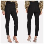 Veronica Beard Ferdinand Bow Accented Skinny Pants Trousers Black Women’s Size 0 Photo 1