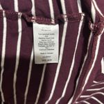 Talbots Top Womens Large Multicolor Stripe Stretch Boat Neck Blouse Photo 7