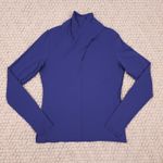 Lululemon  Ethereal Long Sleeve Gatsby Blue Sz 10/M Photo 4