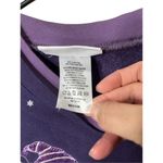 Country Store Purple Snowman Crewneck Sweatshirt Size Medium Photo 4