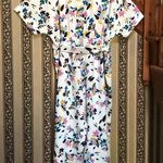 Lane Bryant Floral Dolman Sleeve Belted Jumpsuit Photo 6
